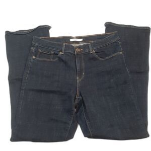 Levi Strauss Classic Bootcut Women's Dark Wash Blue Denim Jeans - Size 12